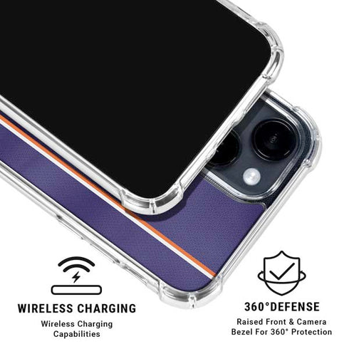 NBA Phoenix Suns Jersey iPhone 14 Clear Case